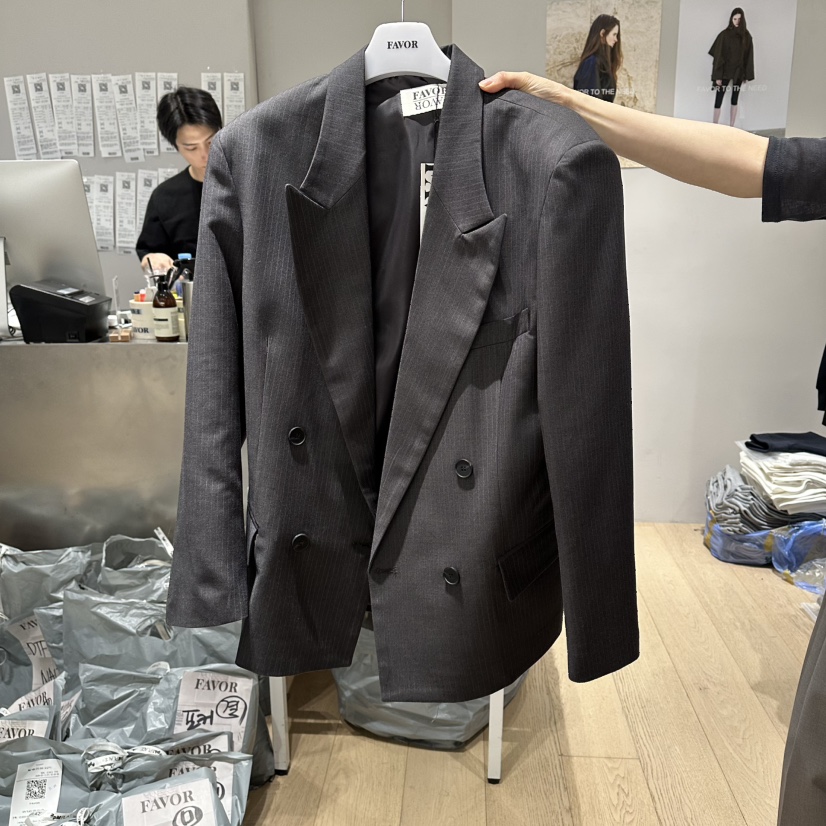 FAVOR-P韓國直郵實拍女士新款職業人氣時尚熱賣休閑夾克FAVOR-P夾克圖色2