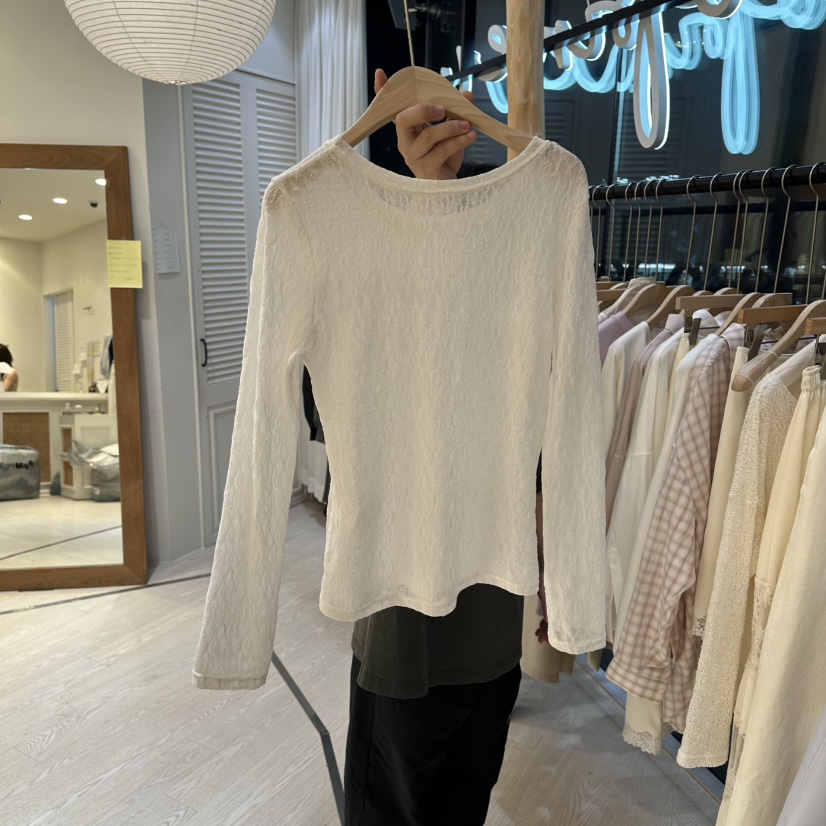 COPINER韓國直郵女士新款時尚職業人氣推薦26春夏長袖T恤COPINER長袖T恤