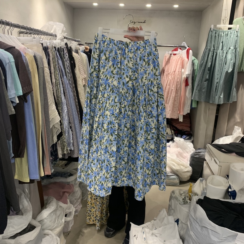 LOGROAD韓國東大門代購女裝新品推薦休閑時尚半身裙中短裙LOG ROAD半身裙/中短裙圖色1