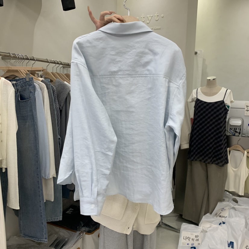 TAKE YOUE TIME韓國東大門直郵女士新款人氣襯衫蕾絲衫假兩件TAKE YOUE TIME襯衫/蕾絲衫