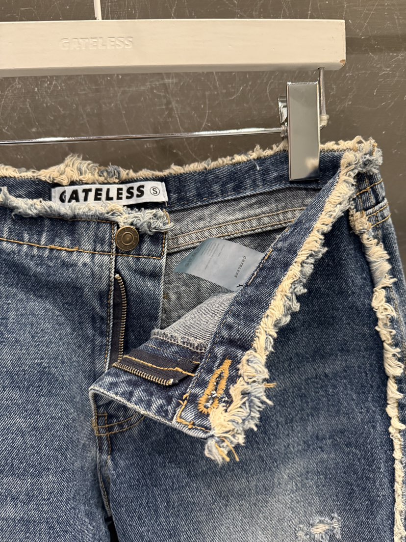 GATELESS韓國代購女裝新品人氣時尚熱賣26春夏休閑牛仔褲GATELESS牛仔褲