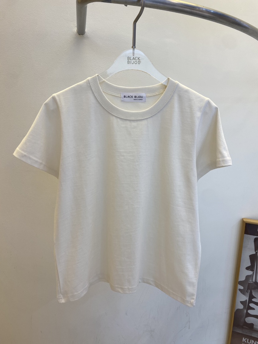 BLACK BIJOU韓國東大門直郵女士新款26春夏熱賣時尚職業T恤BLACK BIJOUT恤圖色2