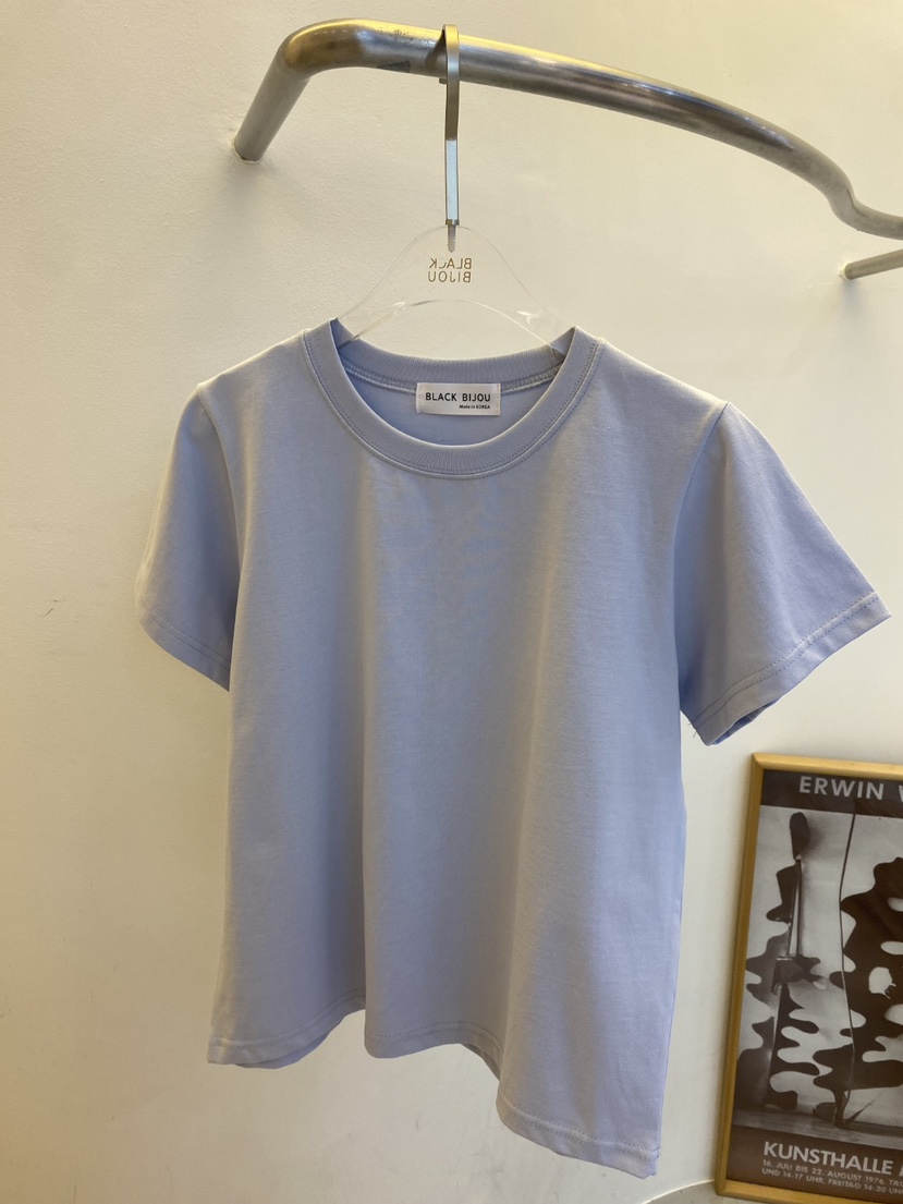 BLACK BIJOU韓國東大門直郵女士新款26春夏熱賣時尚職業T恤BLACK BIJOUT恤圖色3