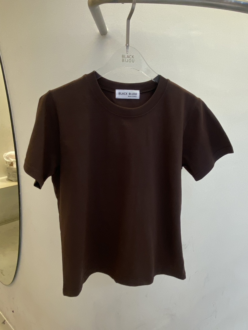 BLACK BIJOU韓國東大門直郵女士新款26春夏熱賣時尚職業T恤BLACK BIJOUT恤圖色4