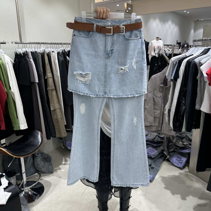 BENE韓國代購女士新款職業時尚熱賣人氣推薦裙褲不含腰帶BENE裙褲圖色1