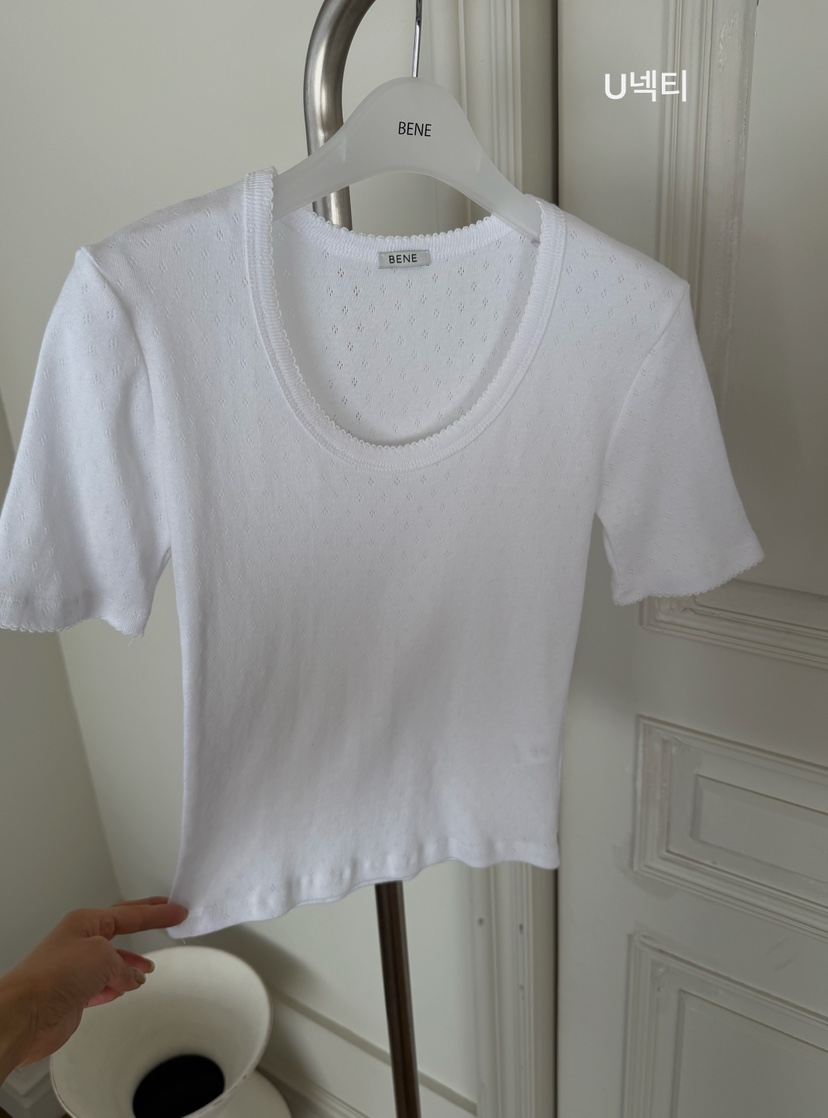 BENE韓國東大門代購女裝新品休閑熱賣26春夏職業人氣時尚T恤BENET恤圖色1