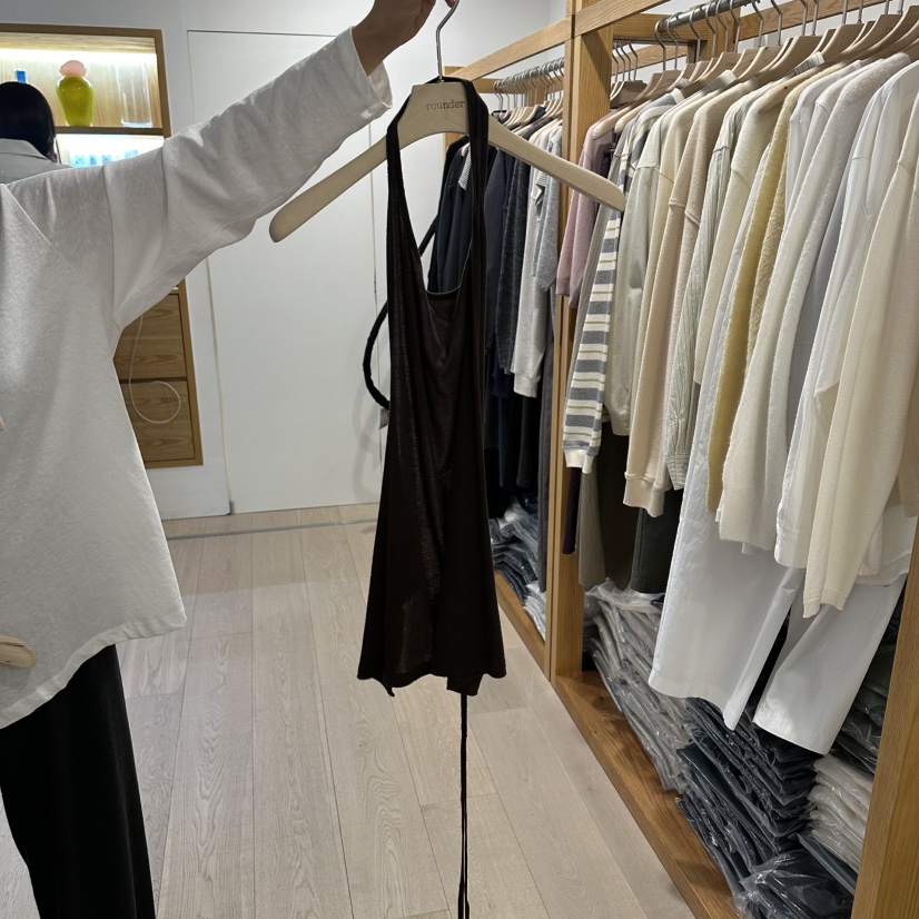 ROUNDER韓國直郵女裝新款休閑職業推薦熱賣26春夏吊帶背心ROUNDER吊帶/背心圖色2棕色