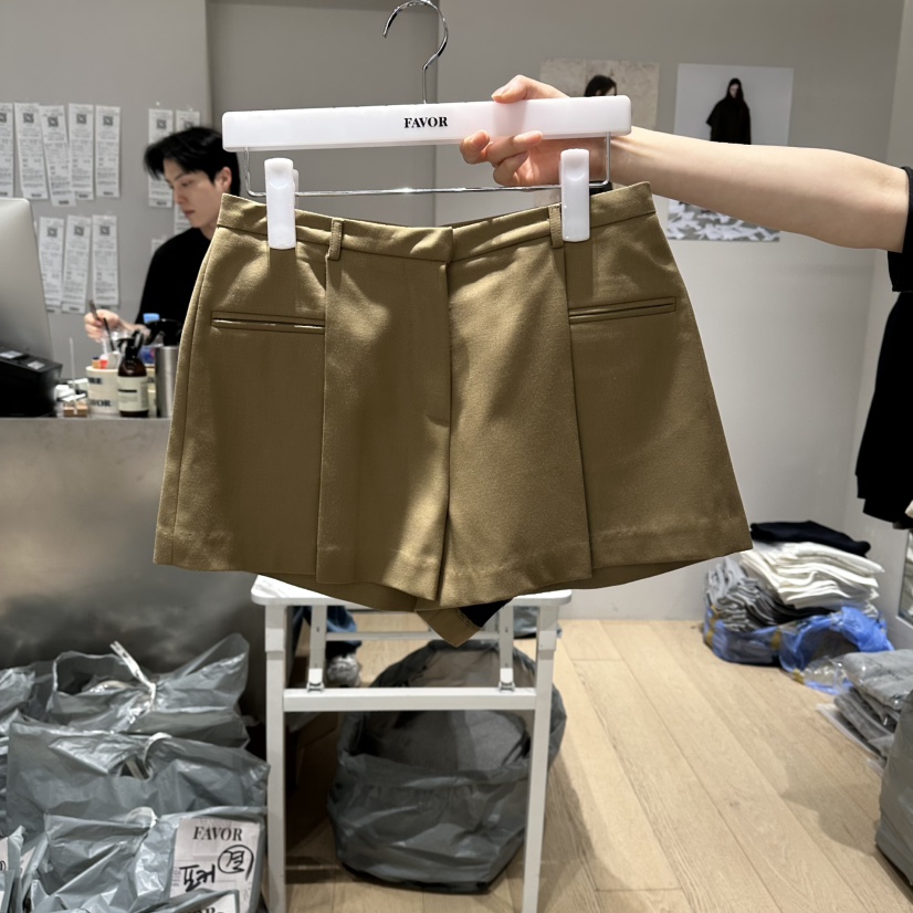 FAVOR-P韓國東大門直郵女士新款職業熱賣時尚休閑人氣短褲FAVOR-P短褲圖色1