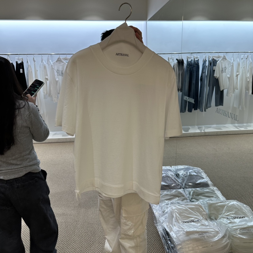 ARTISANAL韓國東大門代購女裝新品休閑26春夏推薦熱賣T恤ARTISANALT恤圖色1