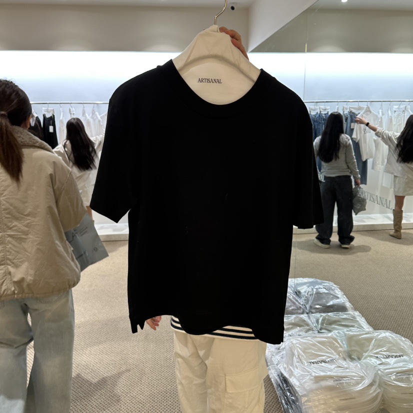 ARTISANAL韓國東大門代購女裝新品休閑26春夏推薦熱賣T恤ARTISANALT恤圖色3