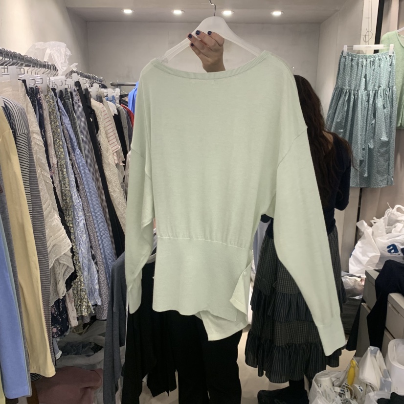 LOGROAD韓國東大門直郵女裝新品休閑職業人氣時尚熱賣針織衫LOG ROAD針織衫