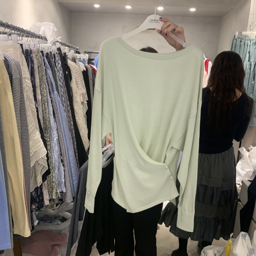 LOGROAD韓國東大門直郵女裝新品休閑職業人氣時尚熱賣針織衫LOG ROAD針織衫圖色1