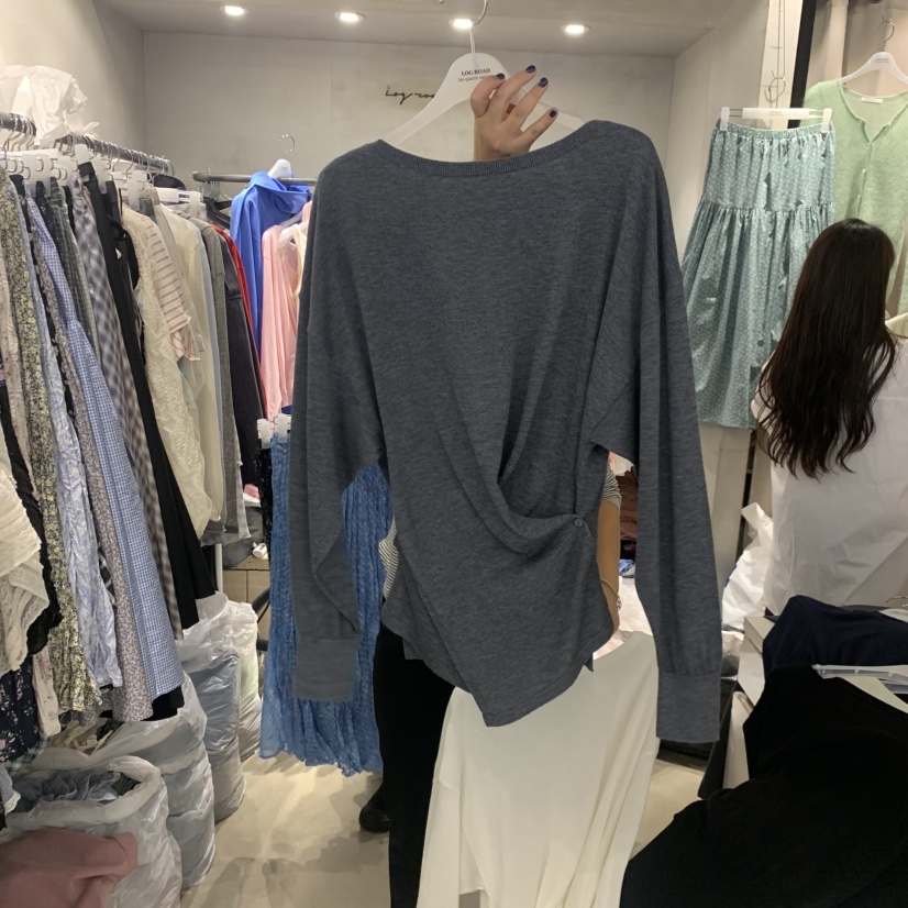 LOGROAD韓國東大門直郵女裝新品休閑職業人氣時尚熱賣針織衫LOG ROAD針織衫圖色4