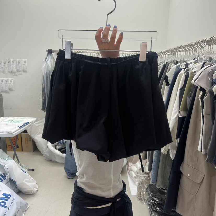 PADO韓國代購女士新品職業26春夏推薦時尚人氣短褲含腰繩PADO短褲