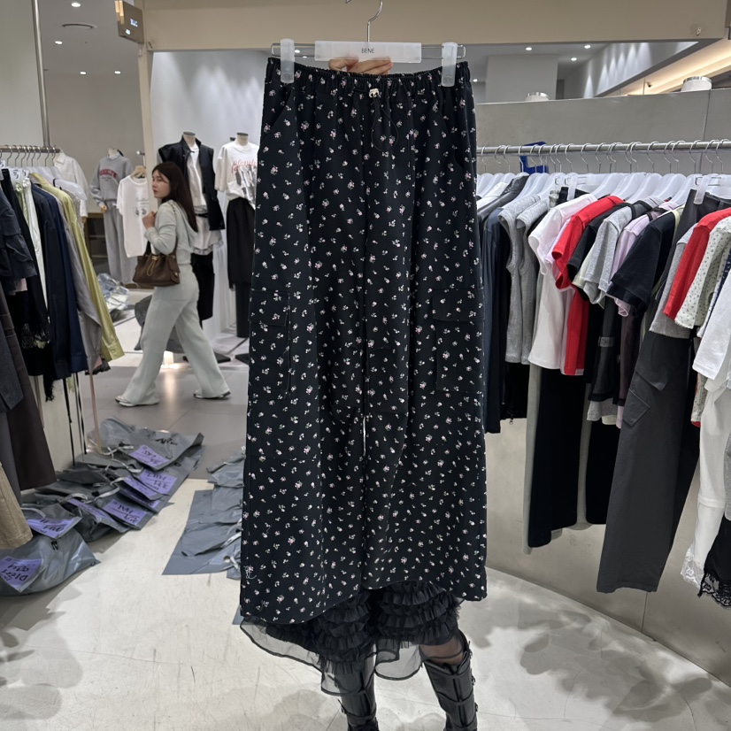 BENE韓國東大門代購女士新品職業人氣推薦休閑休閑褲花朵BENE休閑褲圖色2