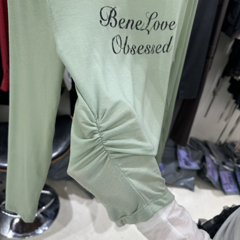 BENE韓國東大門直郵女裝新品職業熱賣時尚人氣推薦長袖T恤BENE長袖T恤