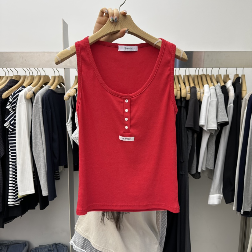 SPECIAL韓國東大門代購女裝新款時尚休閑人氣熱賣吊帶背心SPECIAL吊帶/背心圖色3