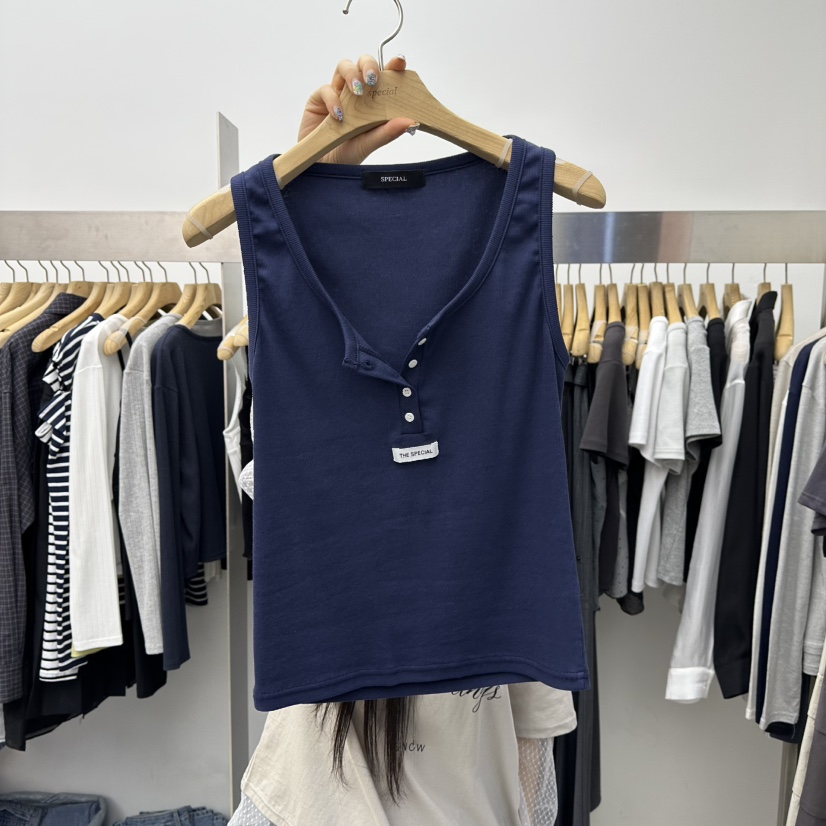 SPECIAL韓國東大門代購女裝新款時尚休閑人氣熱賣吊帶背心SPECIAL吊帶/背心圖色4