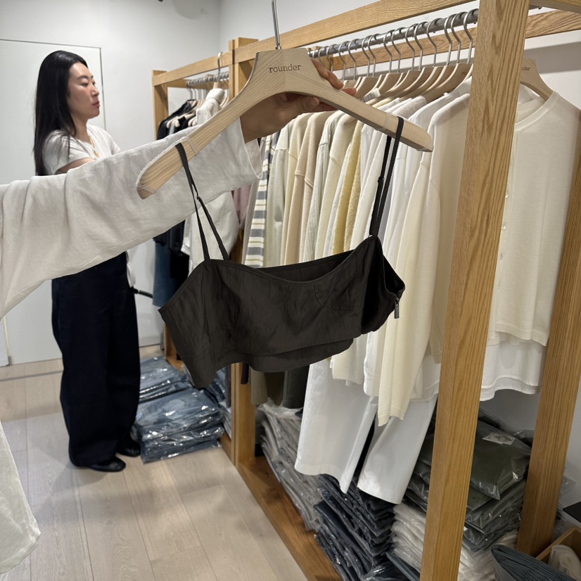 ROUNDER韓國直郵實拍女士新款職業26春夏推薦休閑吊帶背心ROUNDER吊帶/背心圖色3墨色