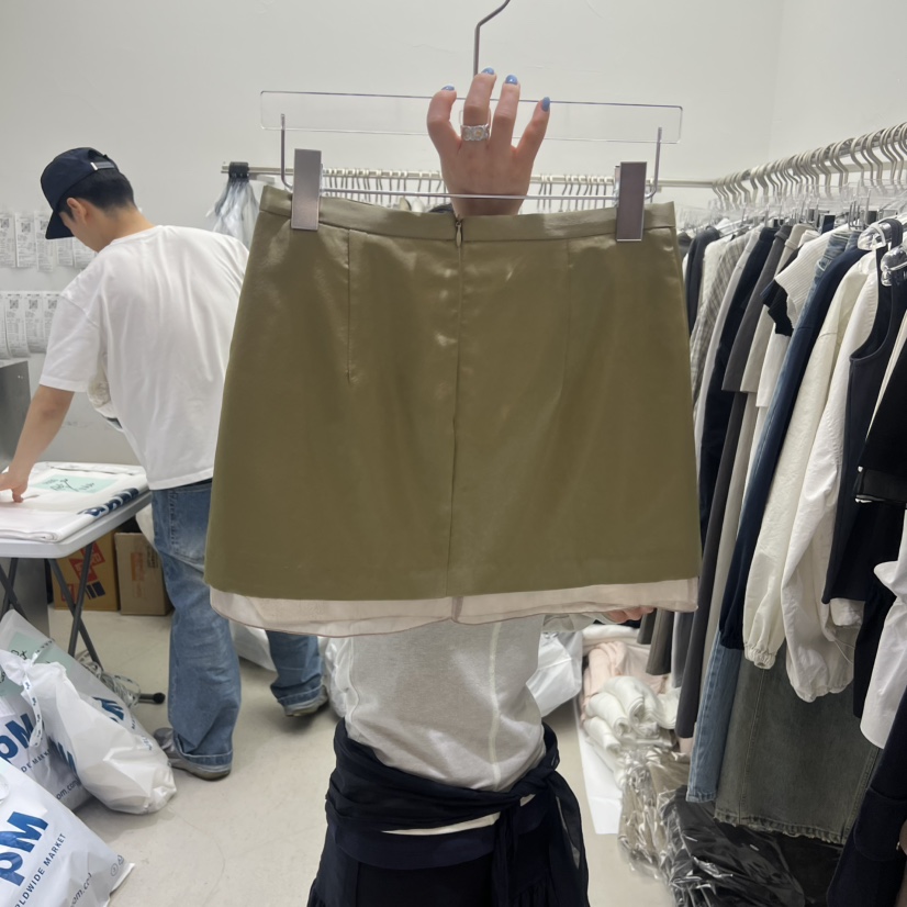 PADO韓國東大門直郵女裝新品時尚熱賣推薦休閑26春夏短裙PADO短裙