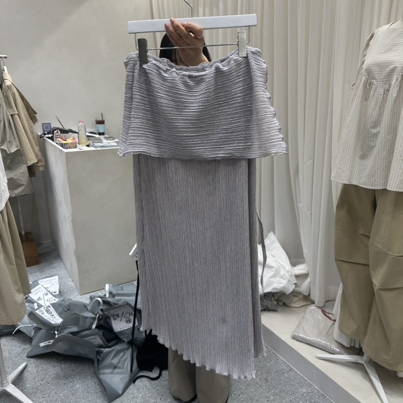 AFTERNOON韓國東大門直郵女士新款熱賣職業時尚長裙精靈裙AFTERNOON長裙