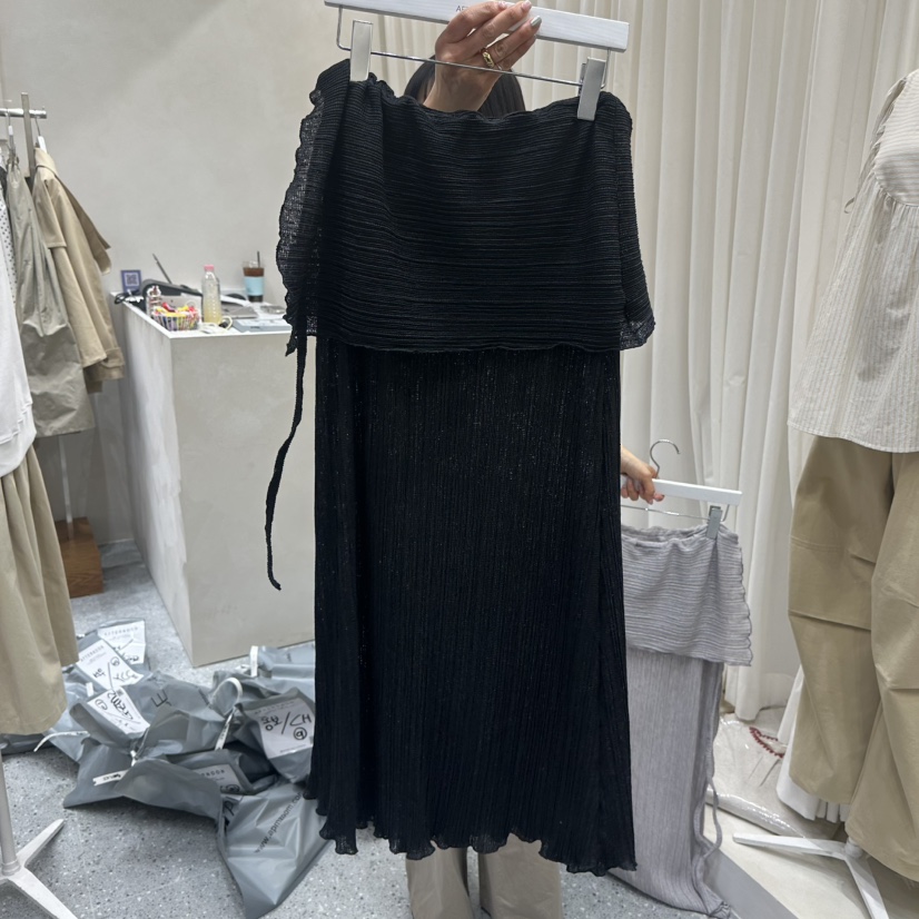 AFTERNOON韓國東大門直郵女士新款熱賣職業時尚長裙精靈裙AFTERNOON長裙圖色3