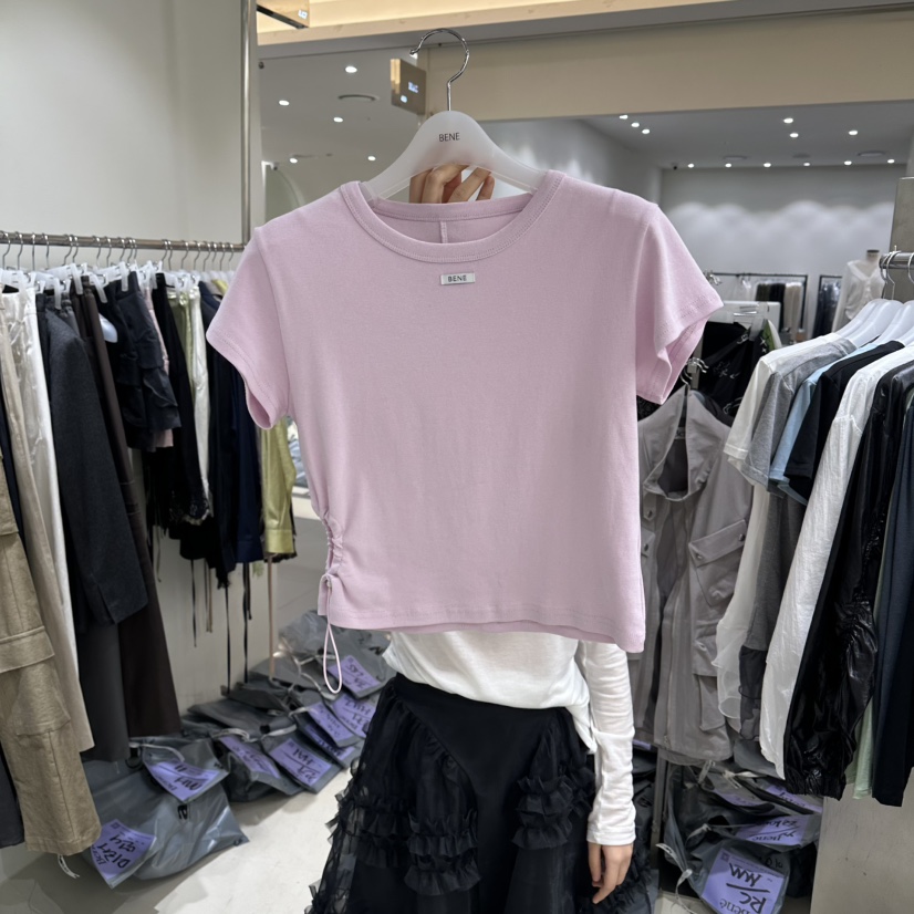 BENE韓國直郵女士新品26春夏人氣推薦熱賣休閑時尚職業T恤BENET恤圖色4