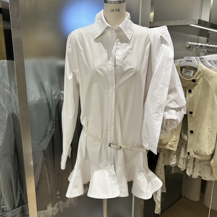 FAVOR-P韓國東大門代購女裝新品推薦26春夏連衣裙不含腰帶FAVOR-P連衣裙圖色1