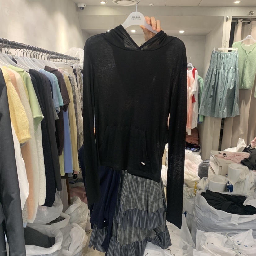 LOGROAD韓國直郵女士新款休閑時尚熱賣職業人氣推薦長袖T恤LOG ROAD長袖T恤圖色4