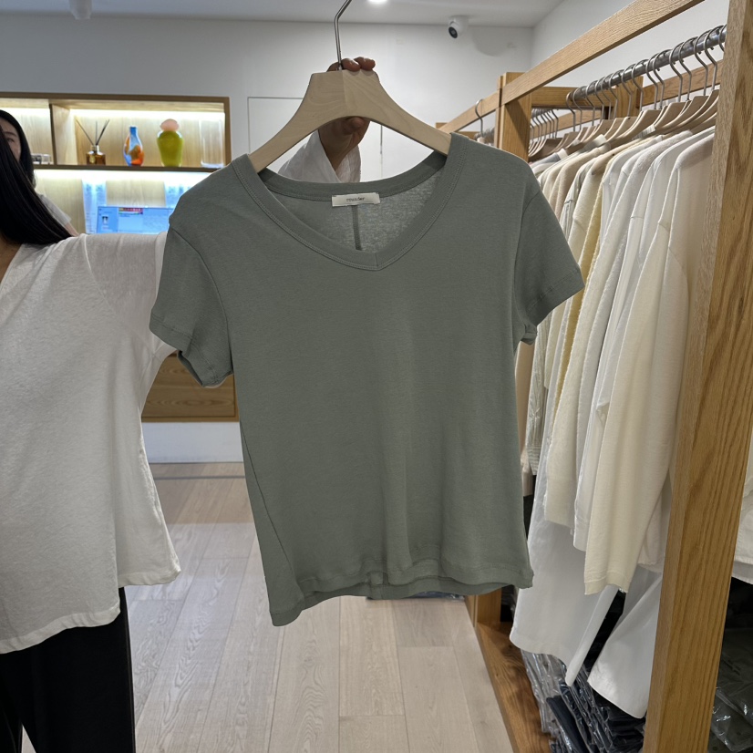 ROUNDER韓國直郵女裝新品人氣熱賣26春夏時尚職業推薦T恤ROUNDERT恤圖色4
