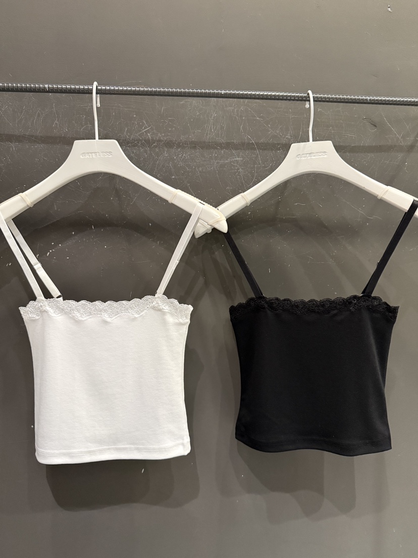 GATELESS韓國代購女裝新品時尚熱賣職業26春夏吊帶背心蕾絲GATELESS吊帶/背心