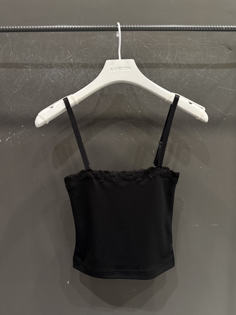 GATELESS韓國代購女裝新品時尚熱賣職業26春夏吊帶背心蕾絲GATELESS吊帶/背心圖色2