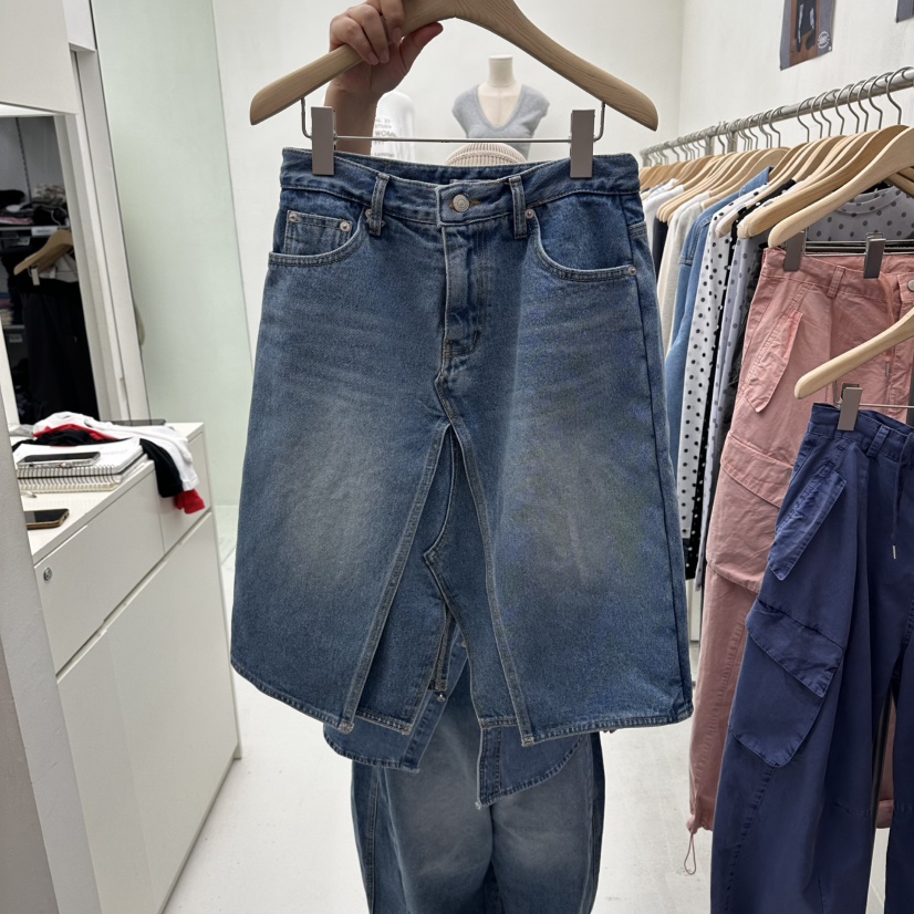 CHAV韓國東大門直郵女士新品26春夏推薦人氣半身裙中短裙CHAV半身裙/中短裙圖色1