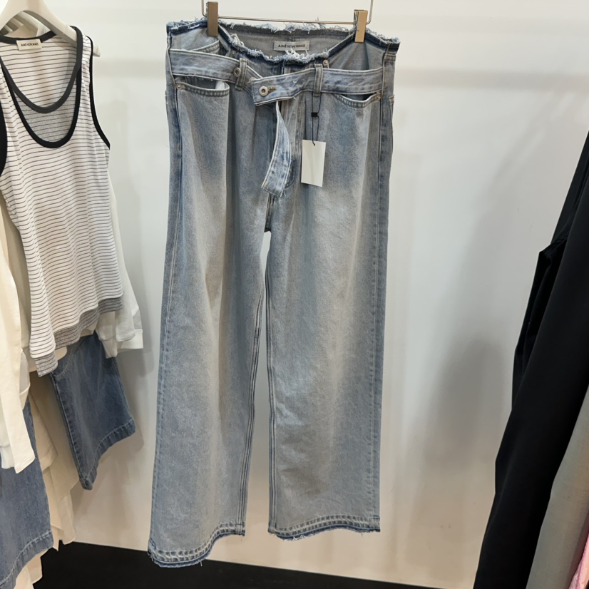 AIME HOPE MAKE/MYNAMEIS韓國東大門代購女士新款推薦牛仔褲AIME HOPE MAKE/MYNAMEIS牛仔褲圖色1