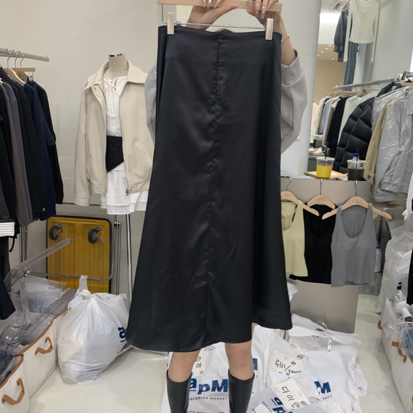 TAKE YOUE TIME韓國代購女裝新品推薦熱賣26春夏長裙緞面TAKE YOUE TIME長裙圖色3