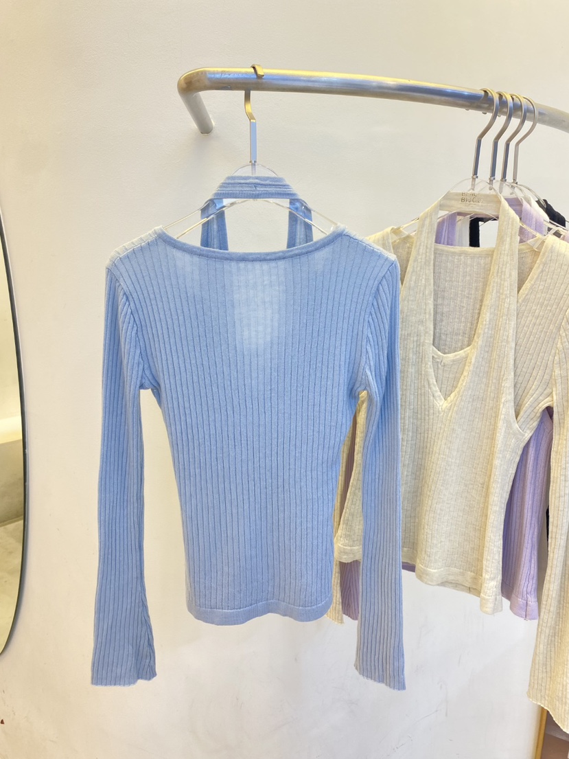 BLACK BIJOU韓國直郵實拍女士新品休閑人氣時尚熱賣針織衫BLACK BIJOU針織衫