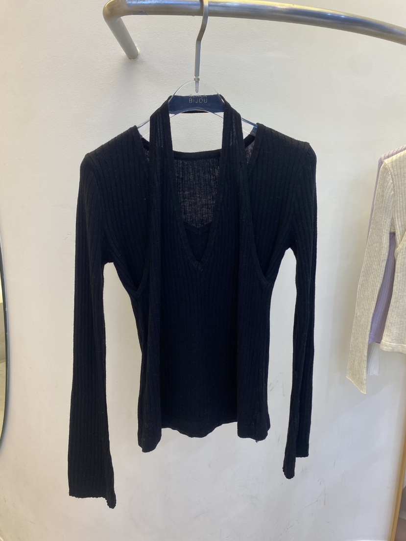 BLACK BIJOU韓國直郵實拍女士新品休閑人氣時尚熱賣針織衫BLACK BIJOU針織衫圖色2