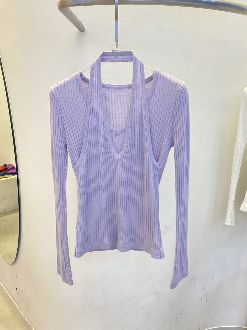 BLACK BIJOU韓國直郵實拍女士新品休閑人氣時尚熱賣針織衫BLACK BIJOU針織衫圖色5