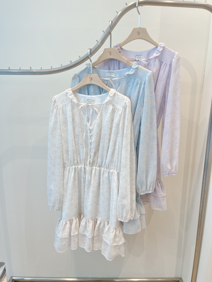 OVE韓國東大門直郵女士新品26春夏熱賣推薦人氣時尚連衣裙OVE連衣裙