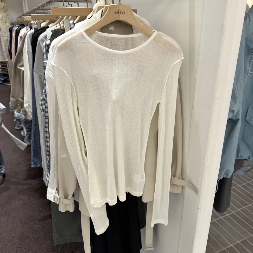 PITA/THEVERLIN韓國東大門代購女裝新品熱賣休閑長袖T恤PITA/THEVERLIN長袖T恤圖色1