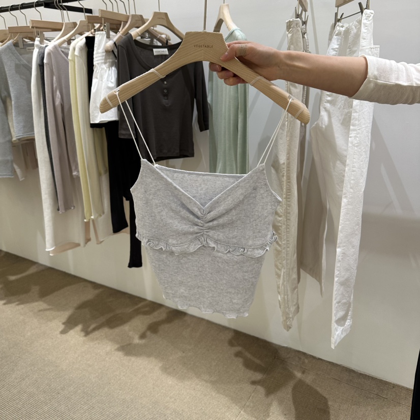 VEGETABLE韓國東大門代購女士新品時尚推薦人氣職業吊帶背心VEGETABLE吊帶/背心圖色2