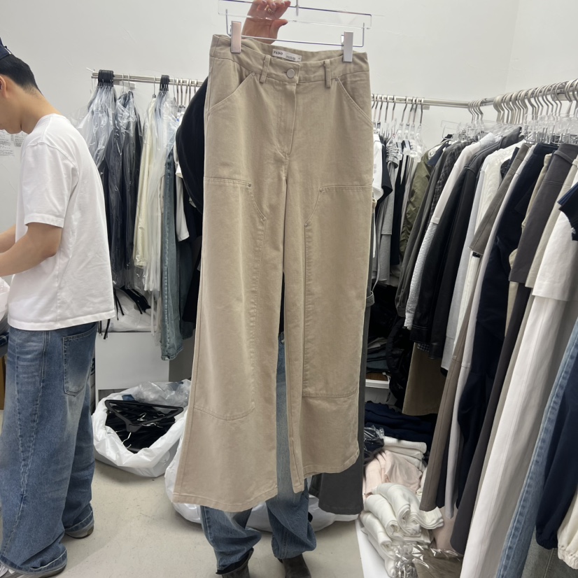 PADO韓國直郵實拍女士新款推薦時尚人氣休閑休閑褲闊腿褲PADO休閑褲圖色2