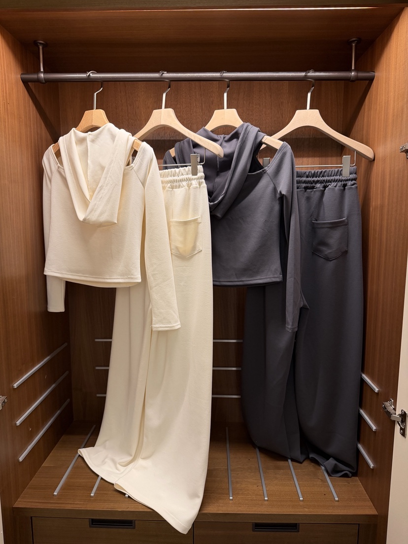 CLOTH韓國東大門直郵女裝新款26春夏時尚職業推薦套裝兜帽CLOTH套裝