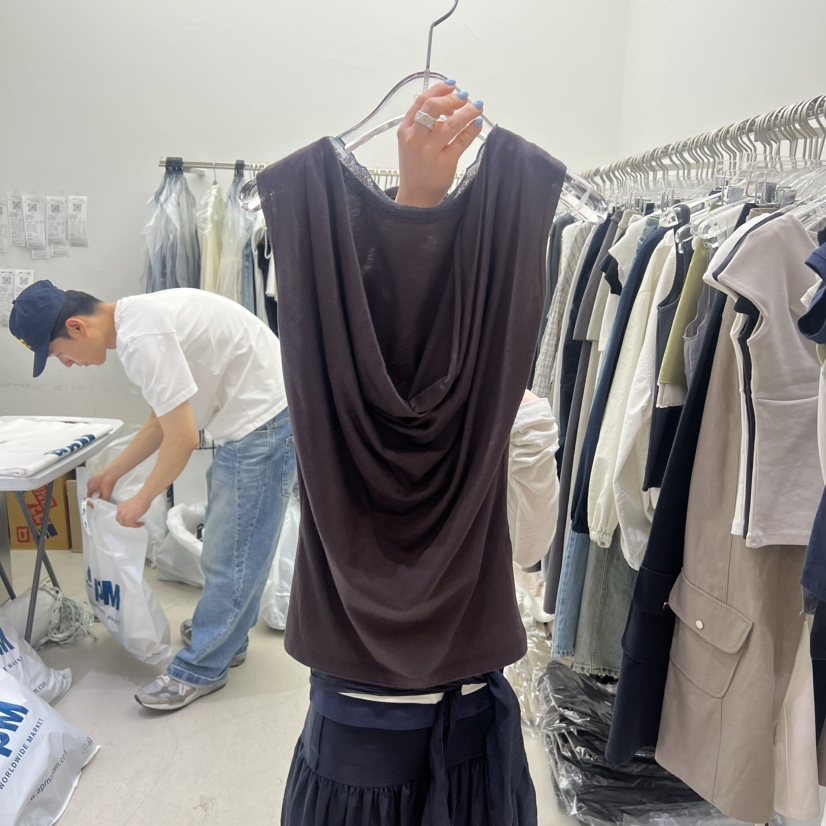 PADO韓國東大門直郵女士新品推薦時尚職業26春夏吊帶背心PADO吊帶/背心