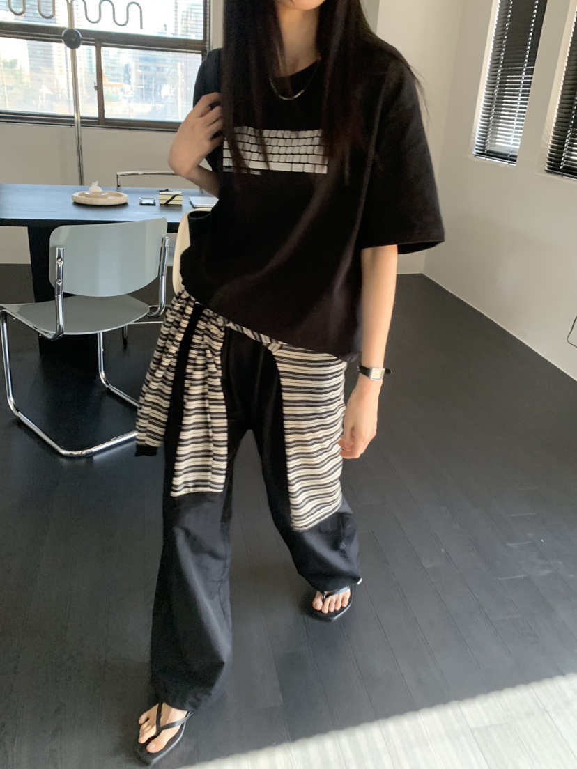 TRUE韓國東大門直郵女裝新品職業26春夏推薦休閑人氣時尚T恤TRUET恤