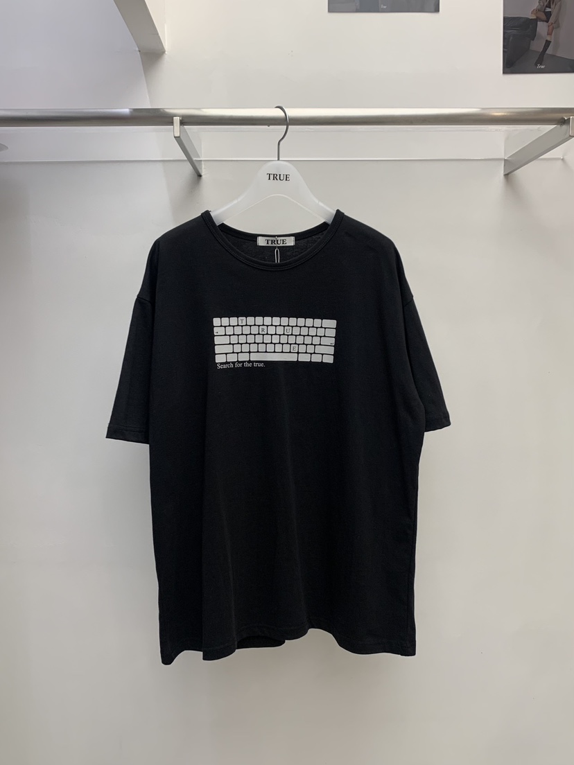 TRUE韓國東大門直郵女裝新品職業26春夏推薦休閑人氣時尚T恤TRUET恤圖色2
