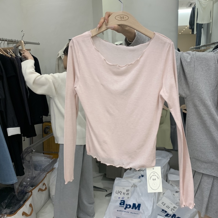 TAKE YOUE TIME韓國東大門代購女士新款26春夏人氣長袖T恤TAKE YOUE TIME長袖T恤圖色3