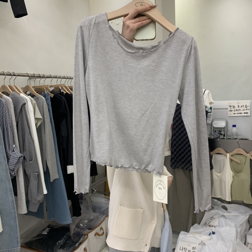 TAKE YOUE TIME韓國東大門代購女士新款26春夏人氣長袖T恤TAKE YOUE TIME長袖T恤圖色4