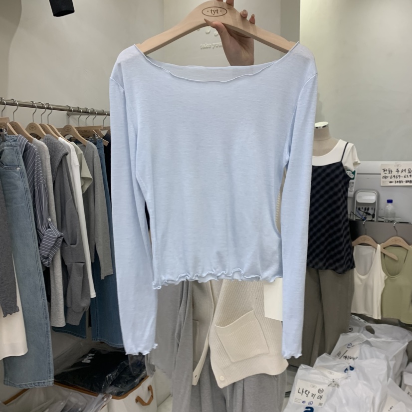TAKE YOUE TIME韓國東大門代購女士新款26春夏人氣長袖T恤TAKE YOUE TIME長袖T恤圖色5