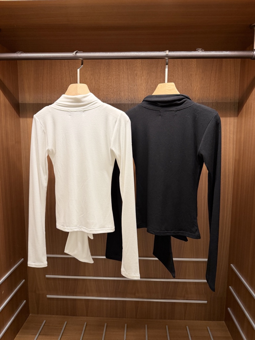 CLOTH韓國東大門直郵女裝新款推薦時尚26春夏職業長袖T恤CLOTH長袖T恤